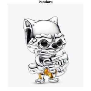 Marvel Guardians of the Galaxy Rocket Raccoon Charm, 925 Sterling Silver Charm